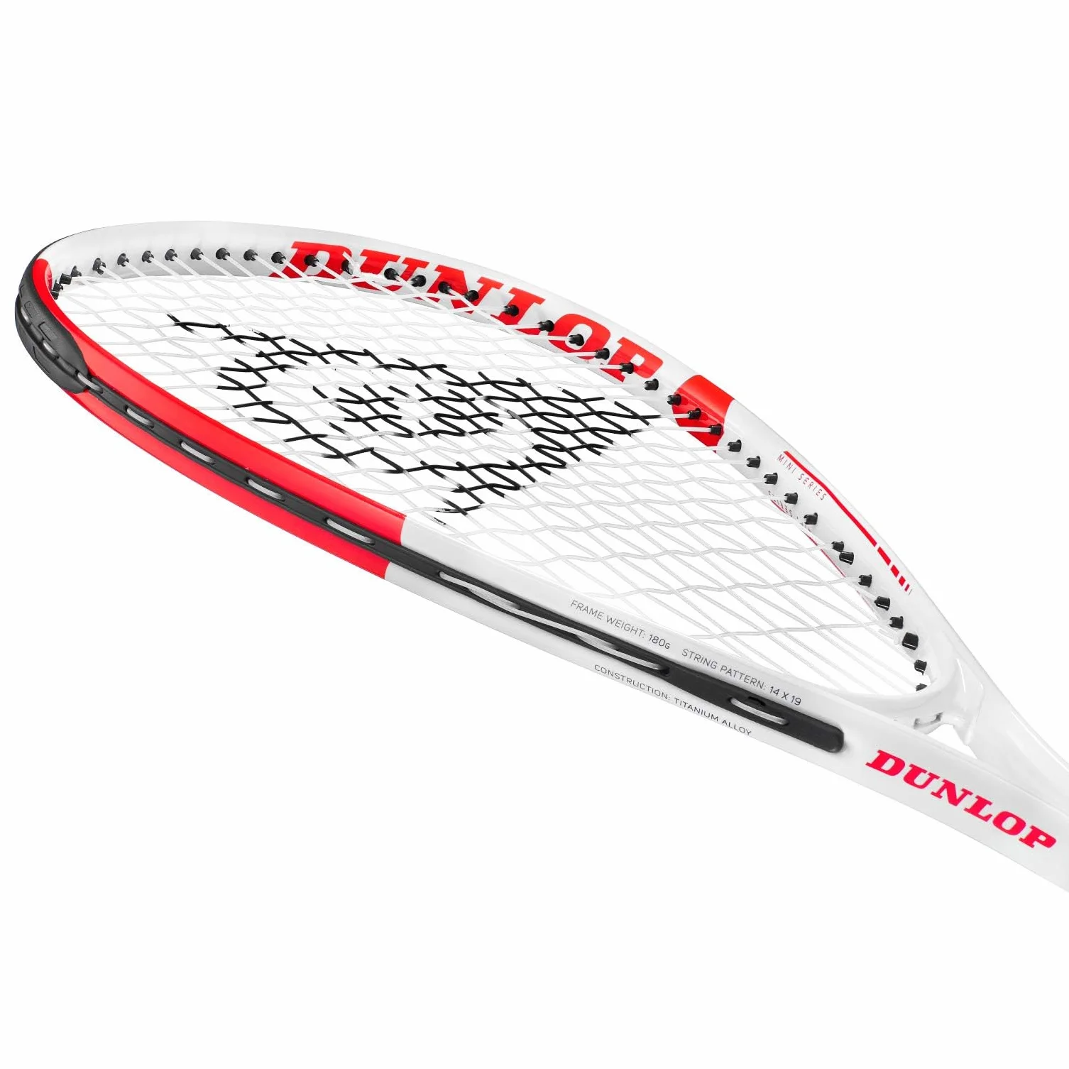 Dunlop Raquette de Squash Fun Mini Blanc/Rouge