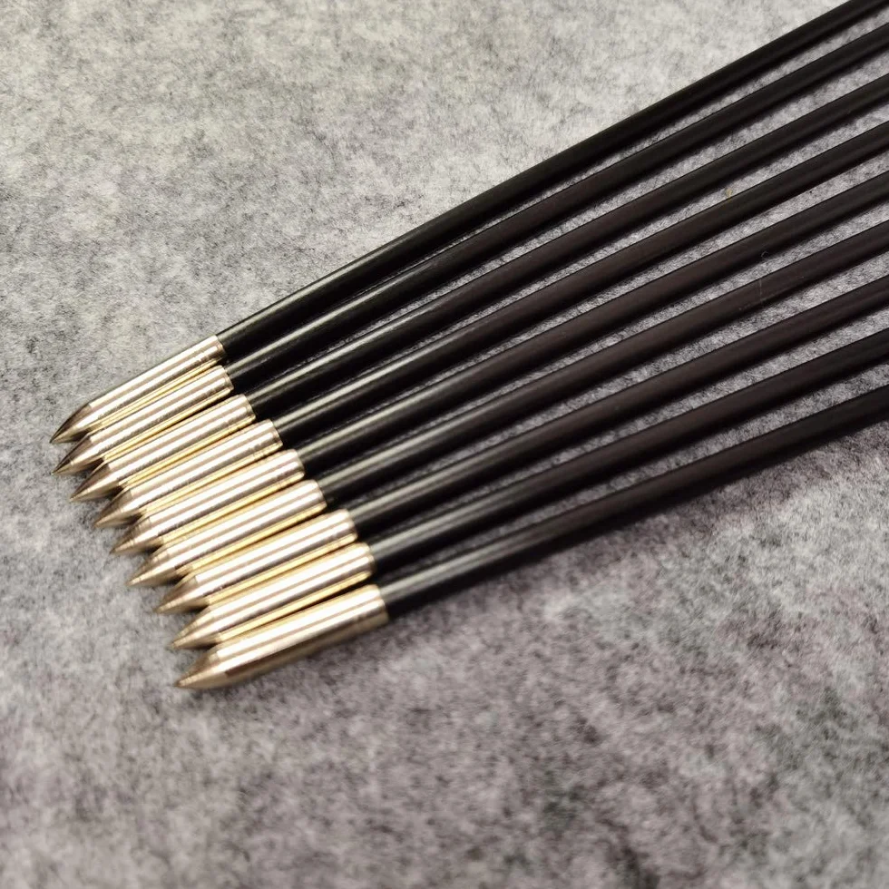 SHARROW Flèches en Fibre de Verre 31 Pouces Spine 900 pour Arc Recourbé Arc Long Traditionnel