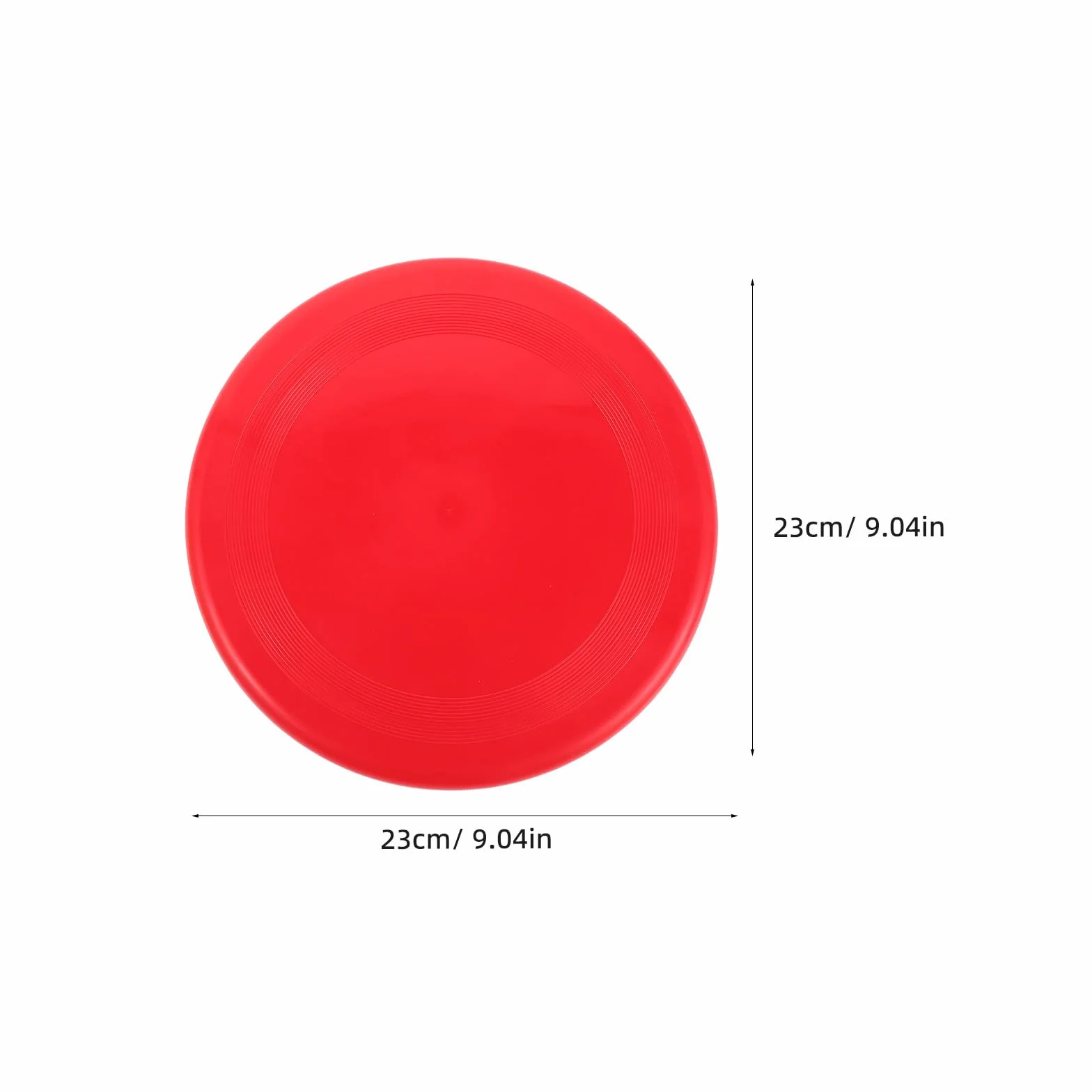 Alipis Lot de 10 disques Volants de Sport - Fournitures pour activités de Plein air en Famille - Soucoupe Volante en Plastique colorée - Jouets Ronds en Plastique de 23 cm pour Jeux de Plage