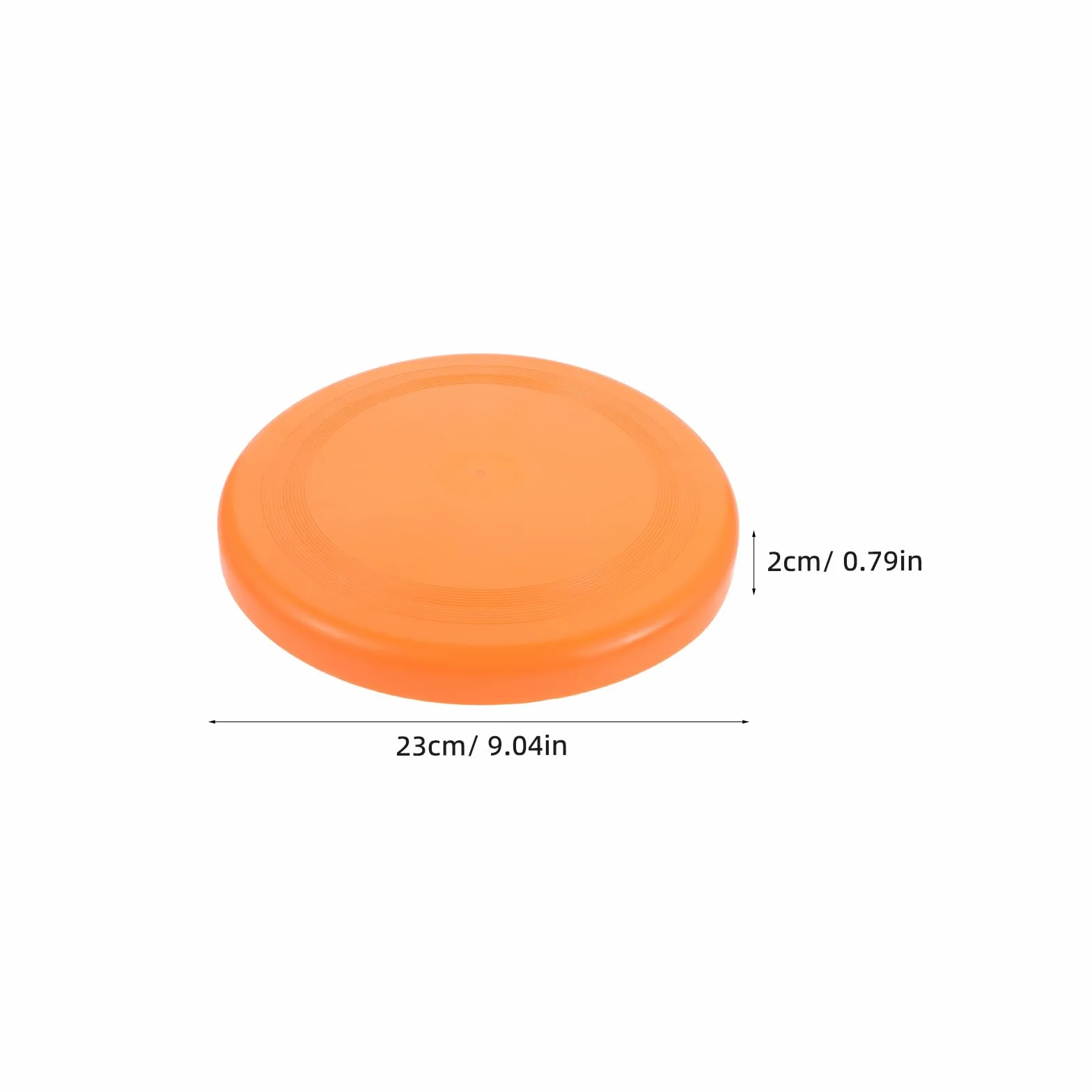 Alipis Lot de 10 disques Volants de Sport - Fournitures pour activités de Plein air en Famille - Soucoupe Volante en Plastique colorée - Jouets Ronds en Plastique de 23 cm pour Jeux de Plage