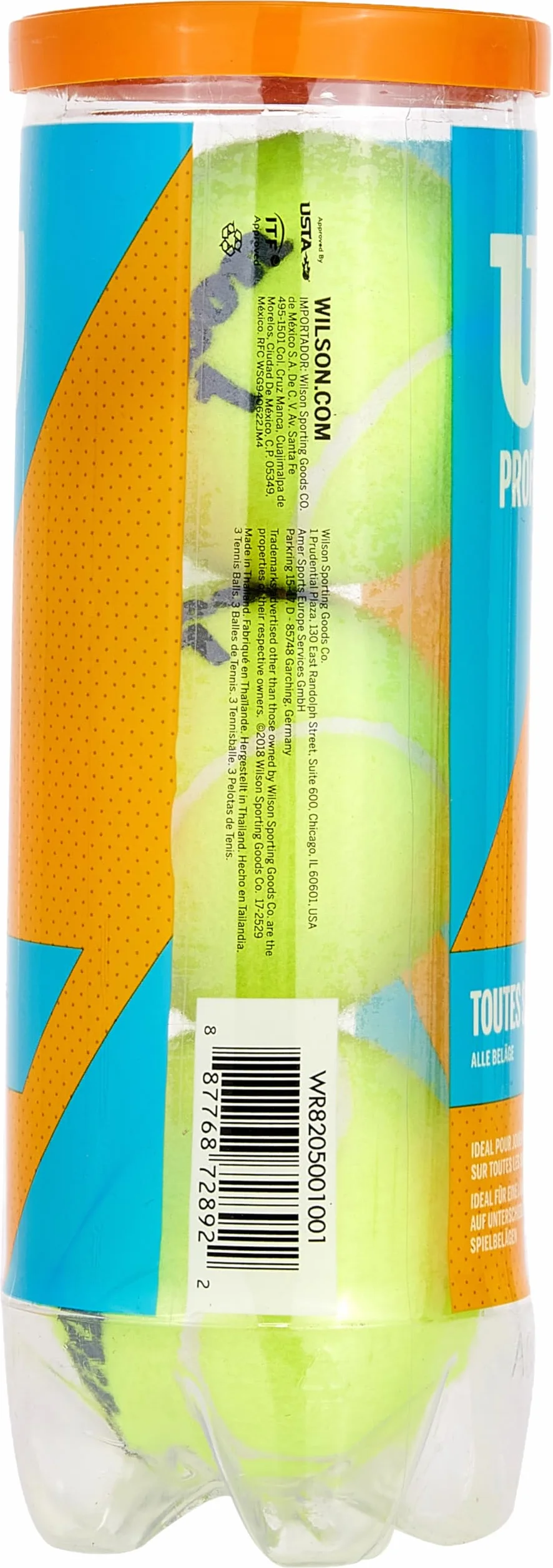 Wilson Prime All Court Tennis Balls