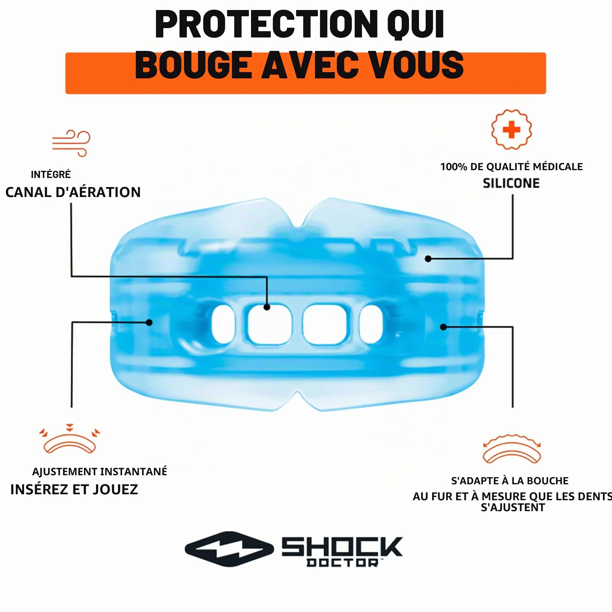 Shock Doctor Double Braces - Enfants
