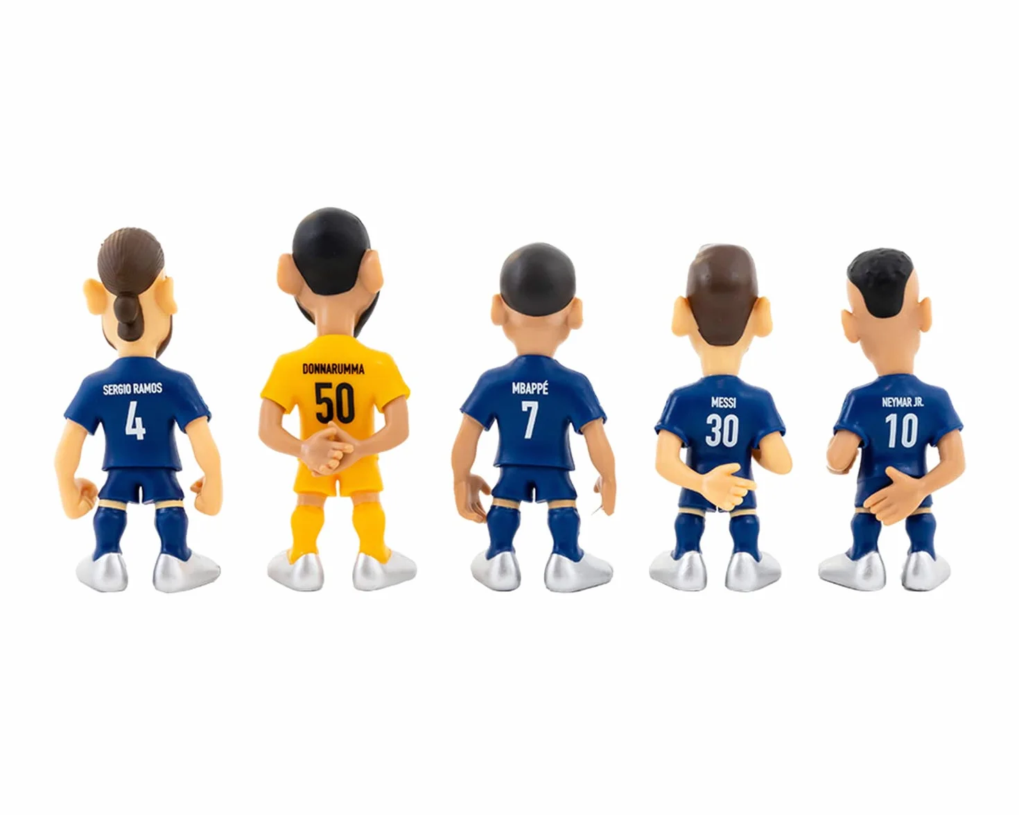 MINIX - PSG Paris Saint-Germain - Pack de 5 - Figurine à Collectionner 7cm